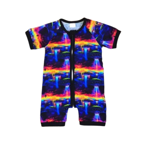 Bamboo Bodysuit Baby - Boutique Wholesaler Children New Bamboo Blue