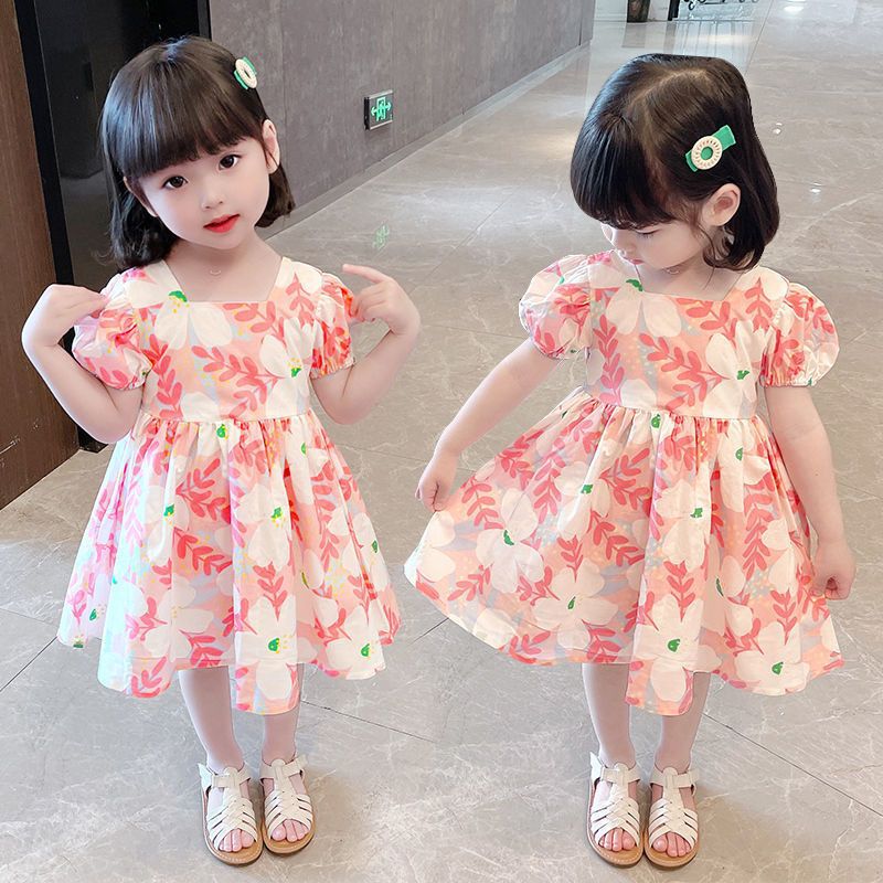Baby Clothing Line - Bohemia Printed chiffon short sleeved floral
