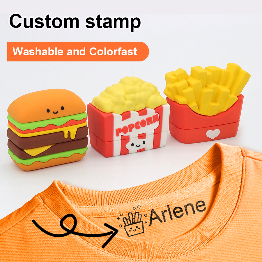 Baby Clothing Names - Customized name stamp gift kawaii fun