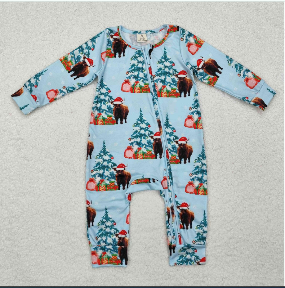 Bamboo Bodysuit Baby - Baby Zipper 1 Piece Romper LR1459