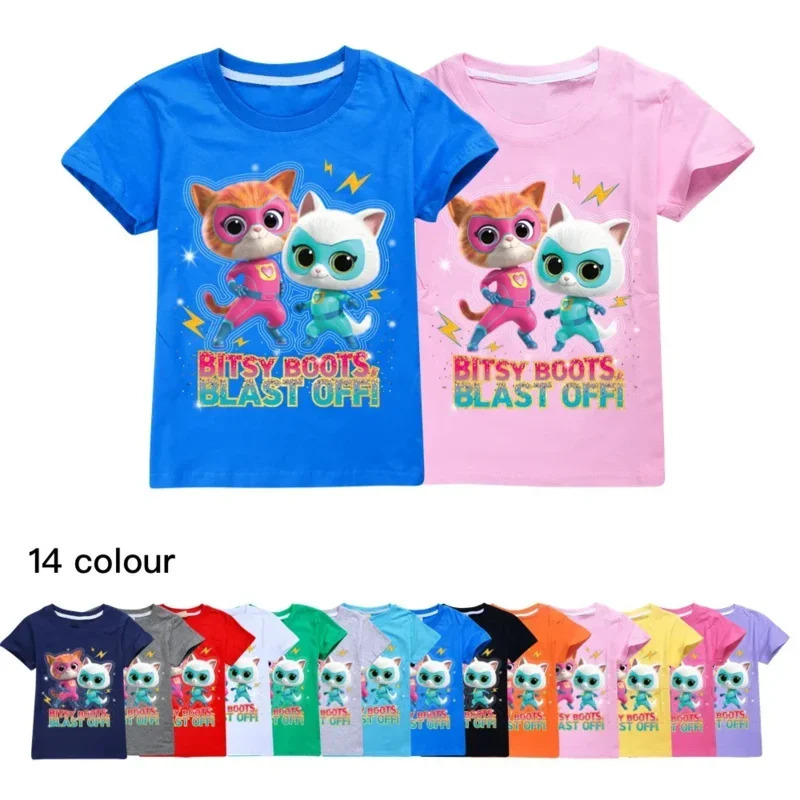 Toddler Legging Set - game Super kitties kids clothes summer