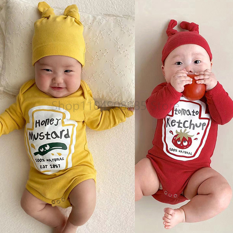 Baby Clothing Unit - Infant Newborn Sauce Onesie Cosplay Twins