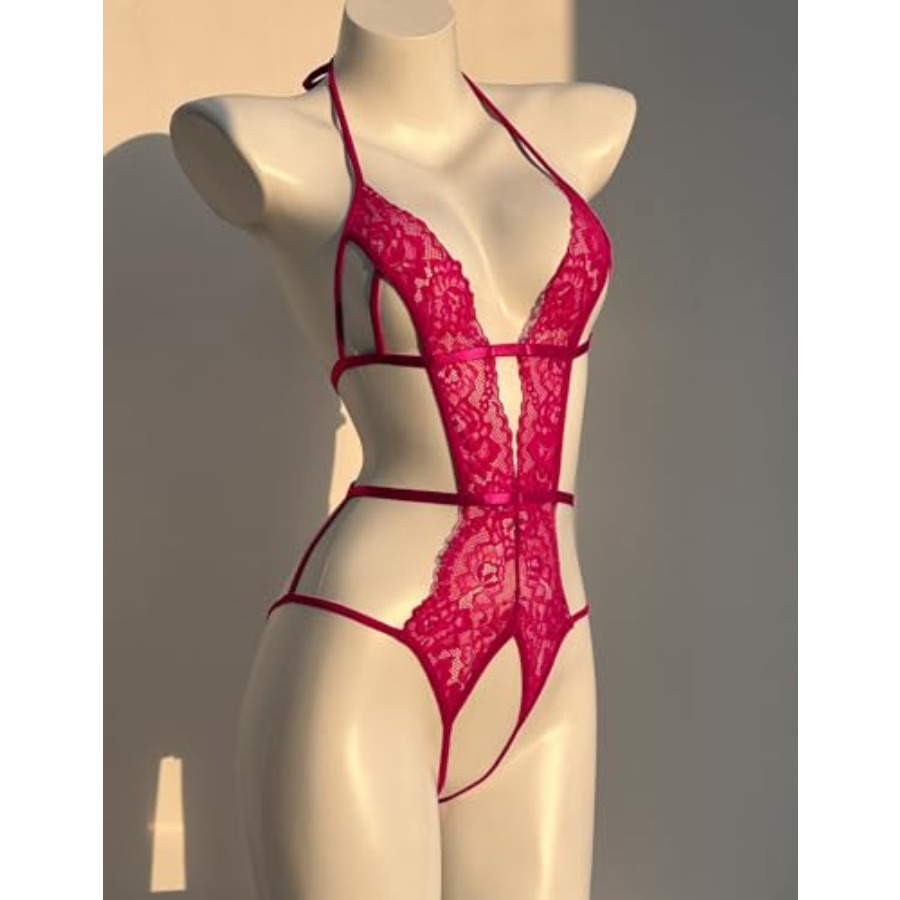 Avidlove Women Deep V Halter L - Bamboo Bodysuit Baby 评论和价格