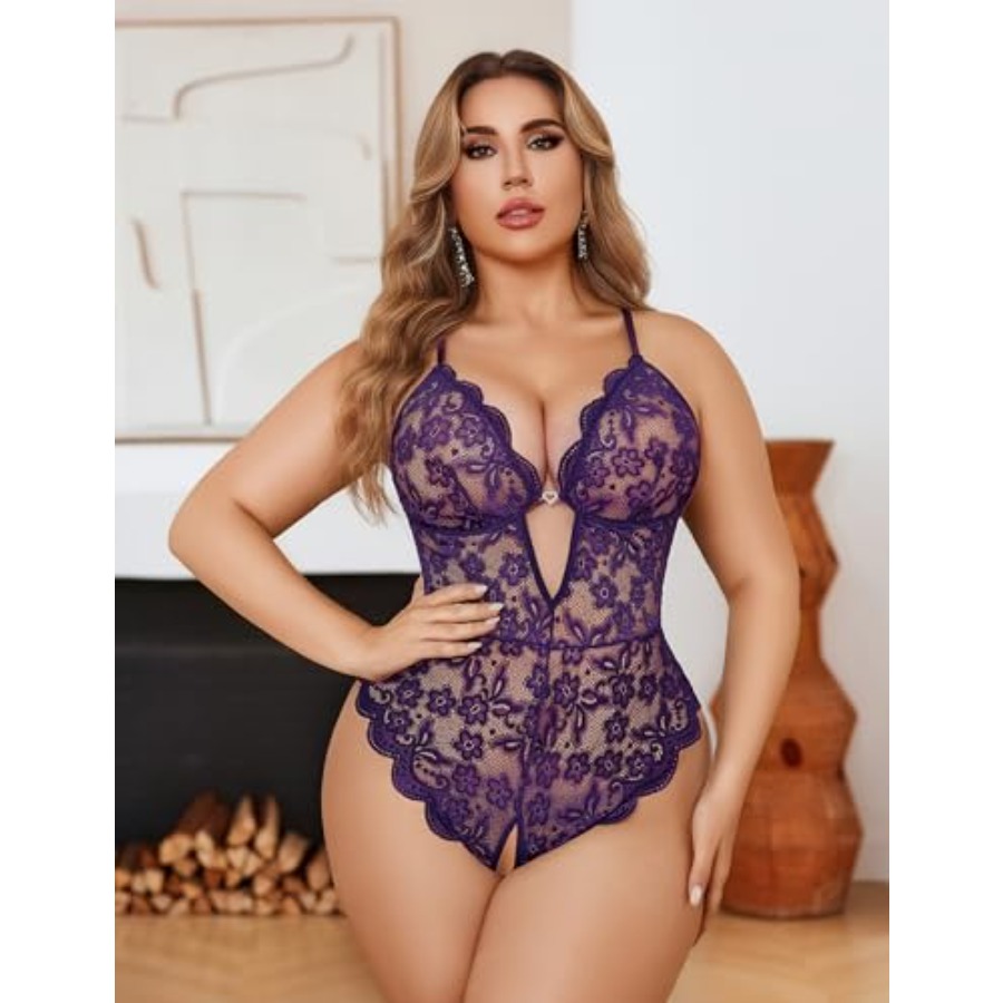 Avidlove Women Plus Size Linge - Bamboo Bodysuit Baby 评论和价格