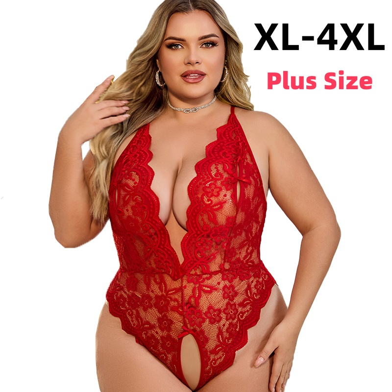 XL-4XL Crotchless Lace Bodysui - Baby Xl 评论和价格