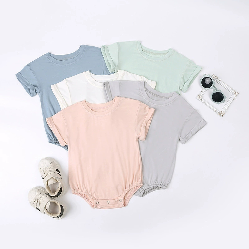 Newborn Baby Boy Girl Basic So - Bamboo Bodysuit Baby 评论和价格