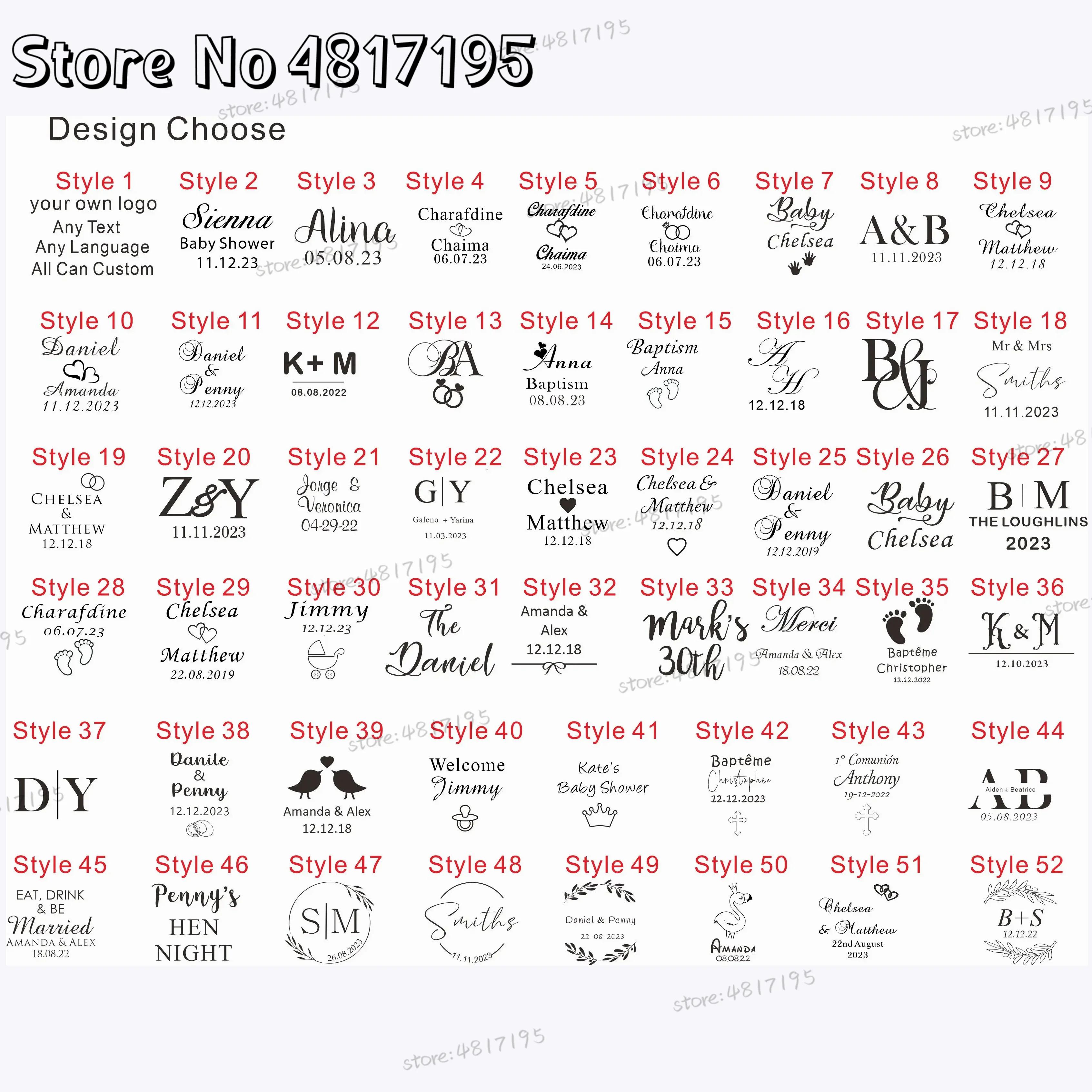 20/50/100Pcs Personalized Acry - Baby Clothing Names 评论和价格