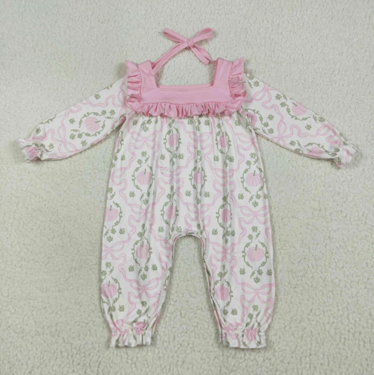 Boutique Baby Girl Autum Pumpk - Bamboo Bodysuit Baby 评论和价格