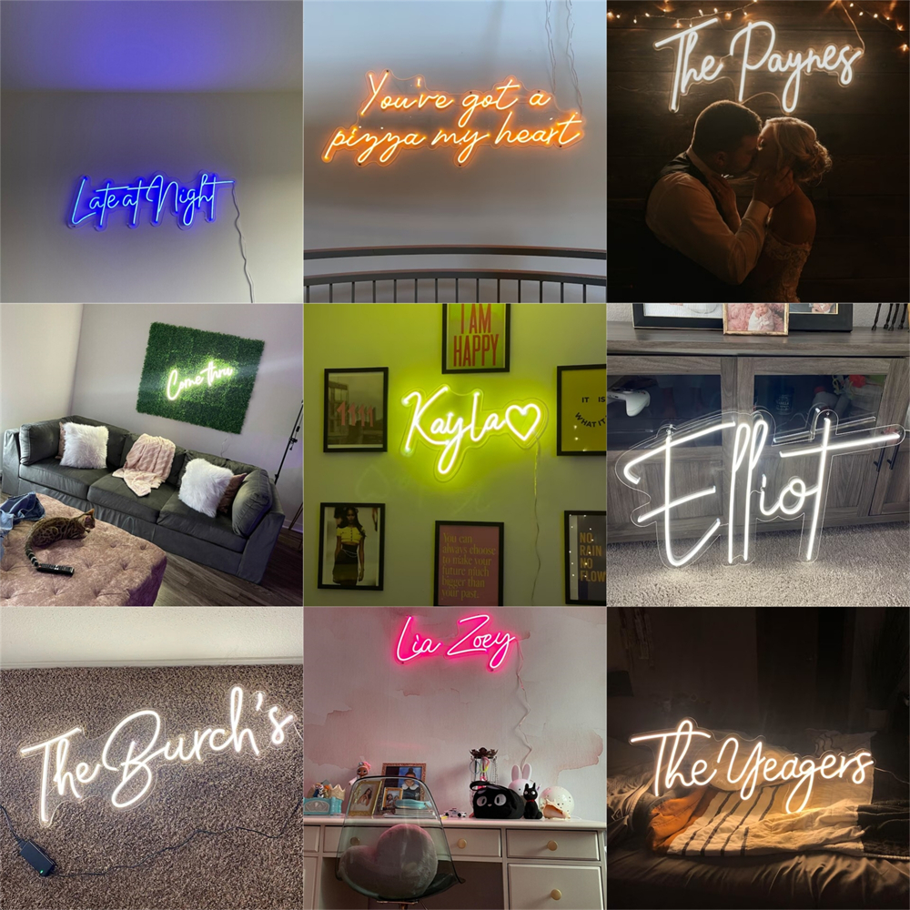 Custom Neon Sign LED Light, Ba - Baby Clothing Names 评论和价格
