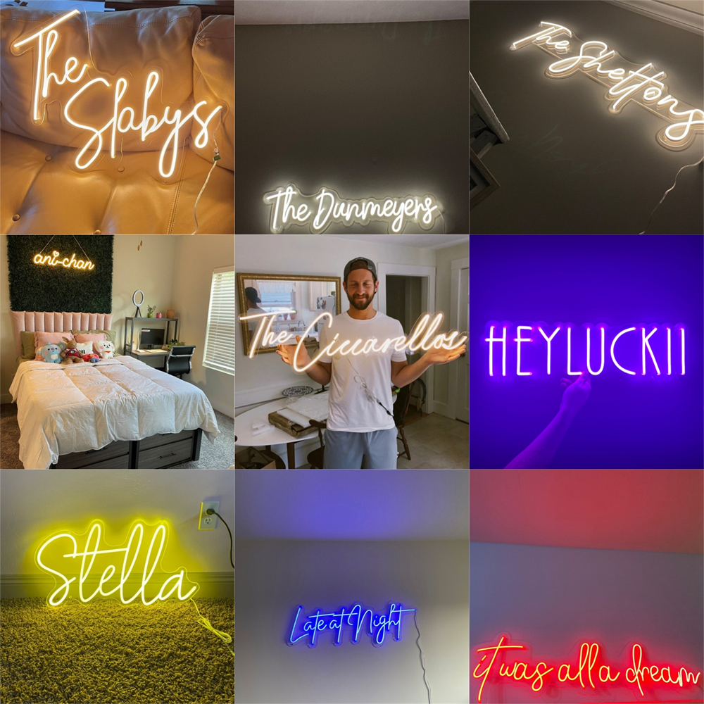 Custom Neon Sign LED Light, Ba - Baby Clothing Names 评论和价格
