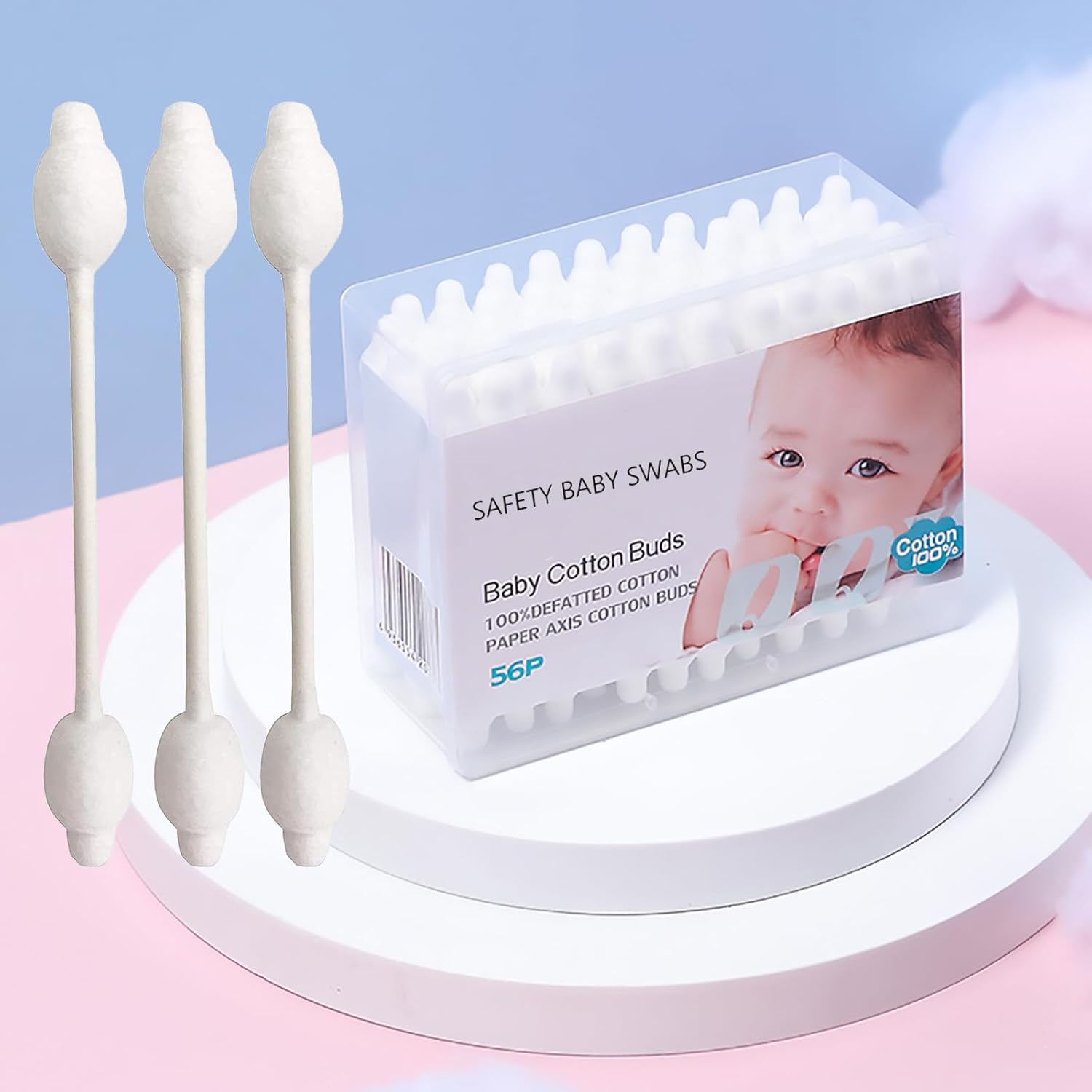 Safety Cotton Swabs with Large - Baby Xl 评论和价格