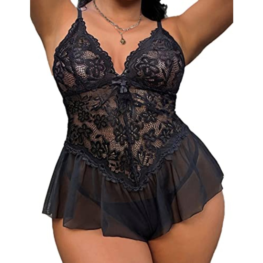 Avidlove Plus Size Lingerie fo - Bamboo Bodysuit Baby 评论和价格