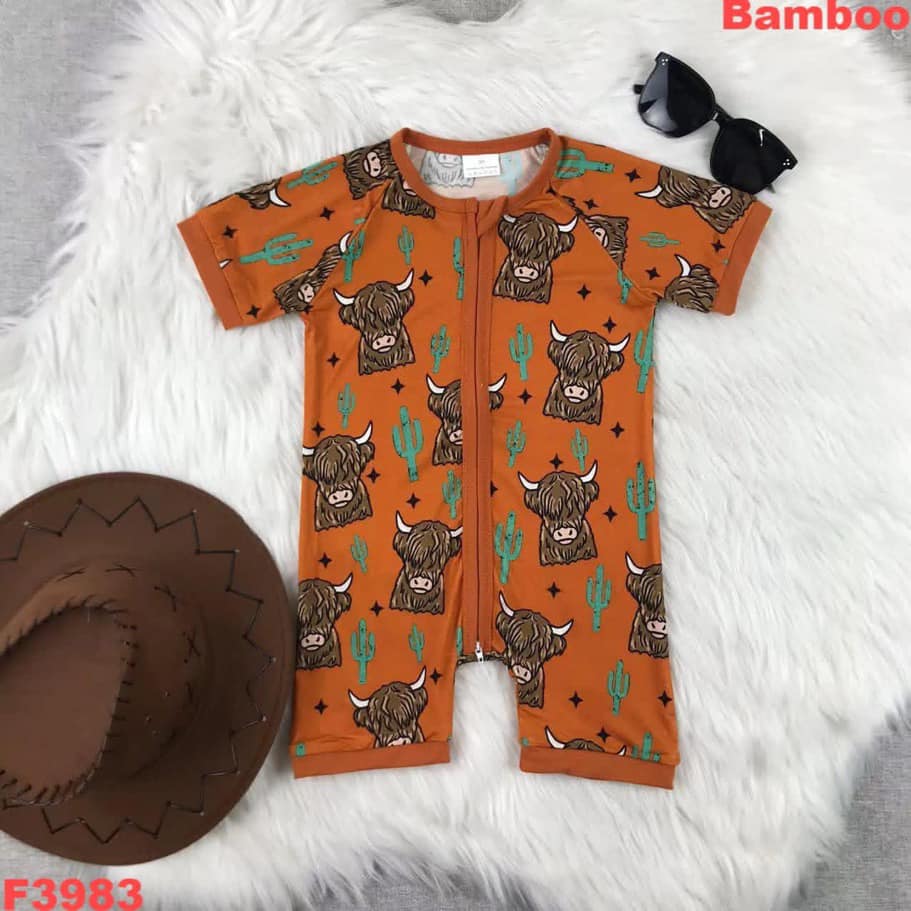 Baby Clothes Boy Girl Western  - Bamboo Bodysuit Baby 评论和价格