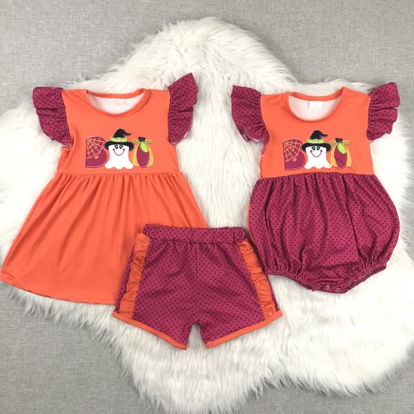 Infant Girl Flutter Bubble Rom - Bamboo Bodysuit Baby 评论和价格