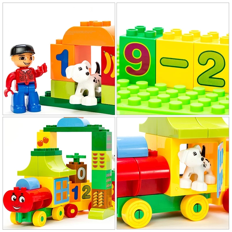 50pcs Duplo Building Blocks Bi - Baby Xl 评论和价格
