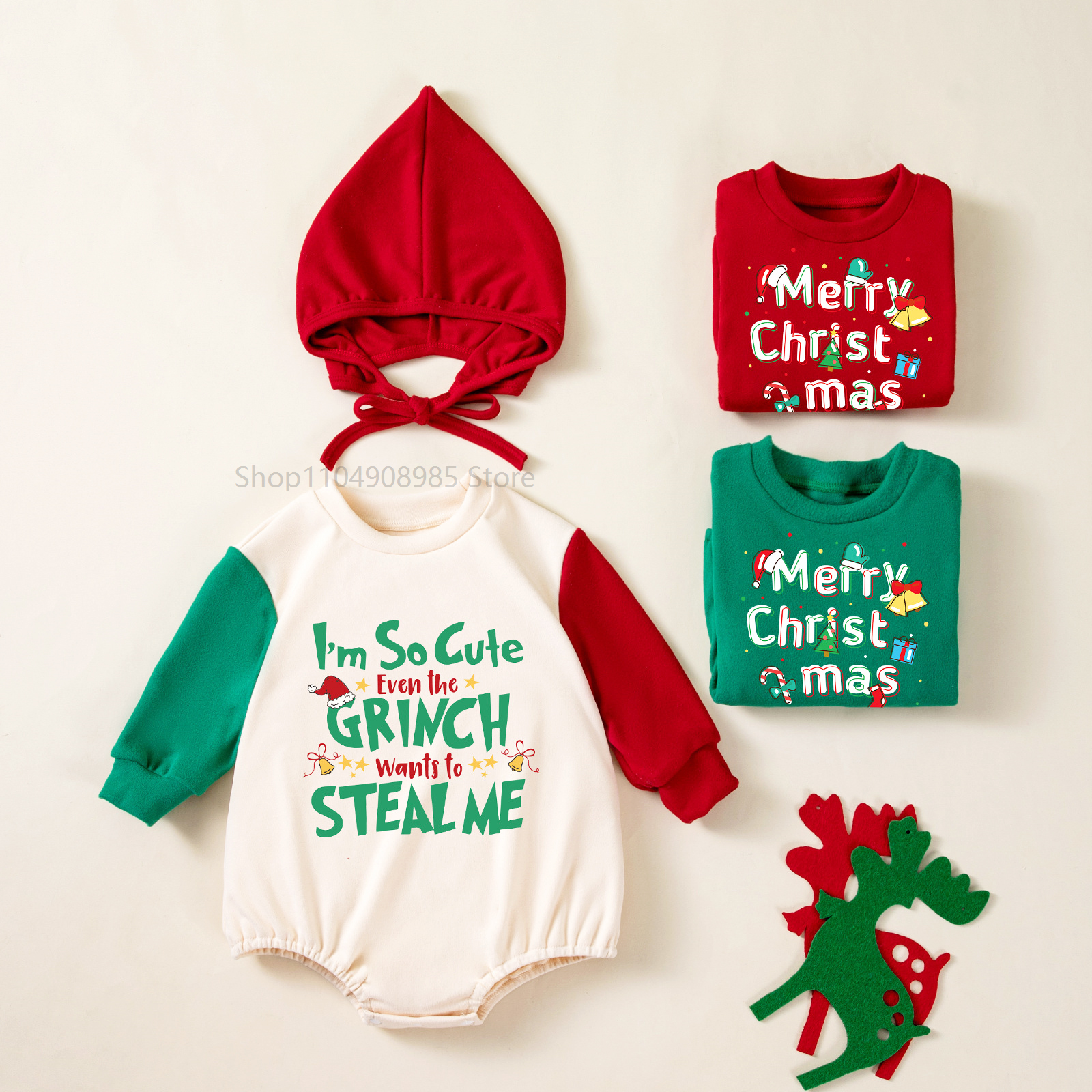 Newborn First Christmas Outfit - Baby Clothing Unit 评论和价格